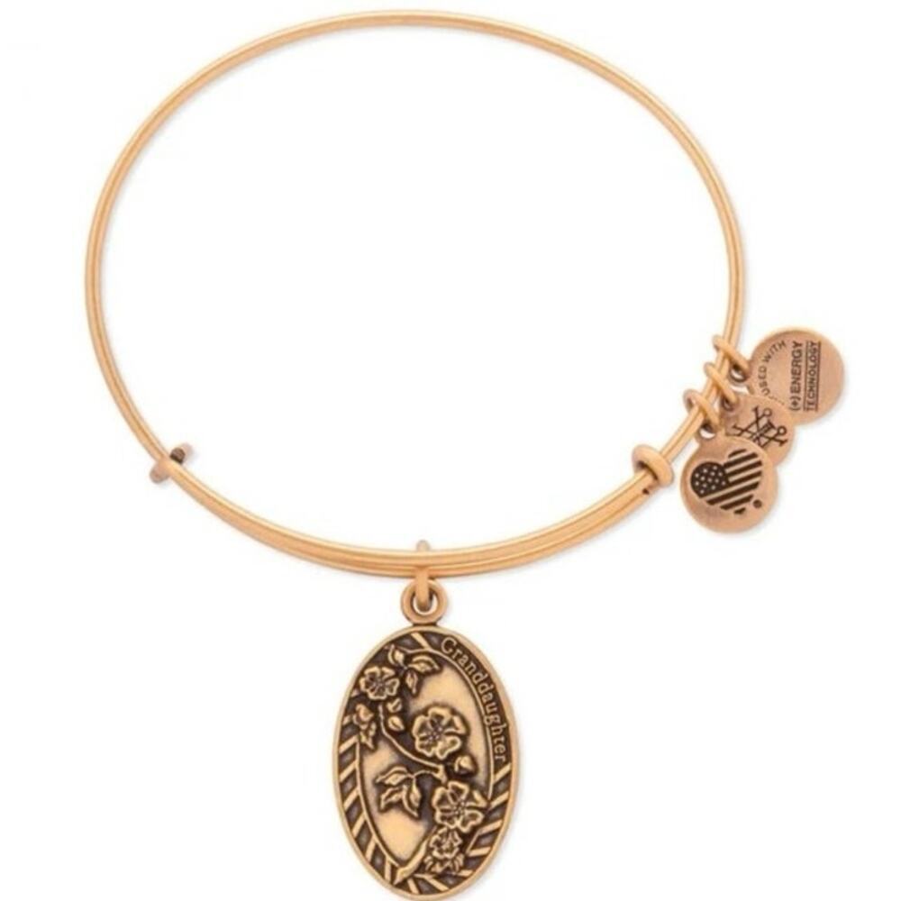 Alex and Ani‎ Because I Love You GRANDDAUGHTER II
Gold Bangle Bracelet New